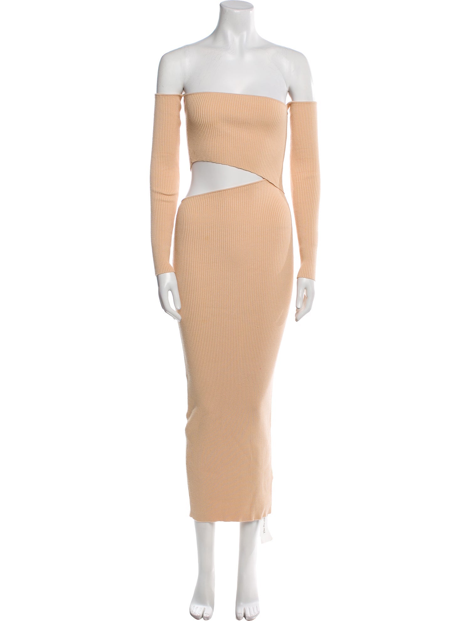 Ronny Kobo Off-The-Shoulder Midi Length Dress