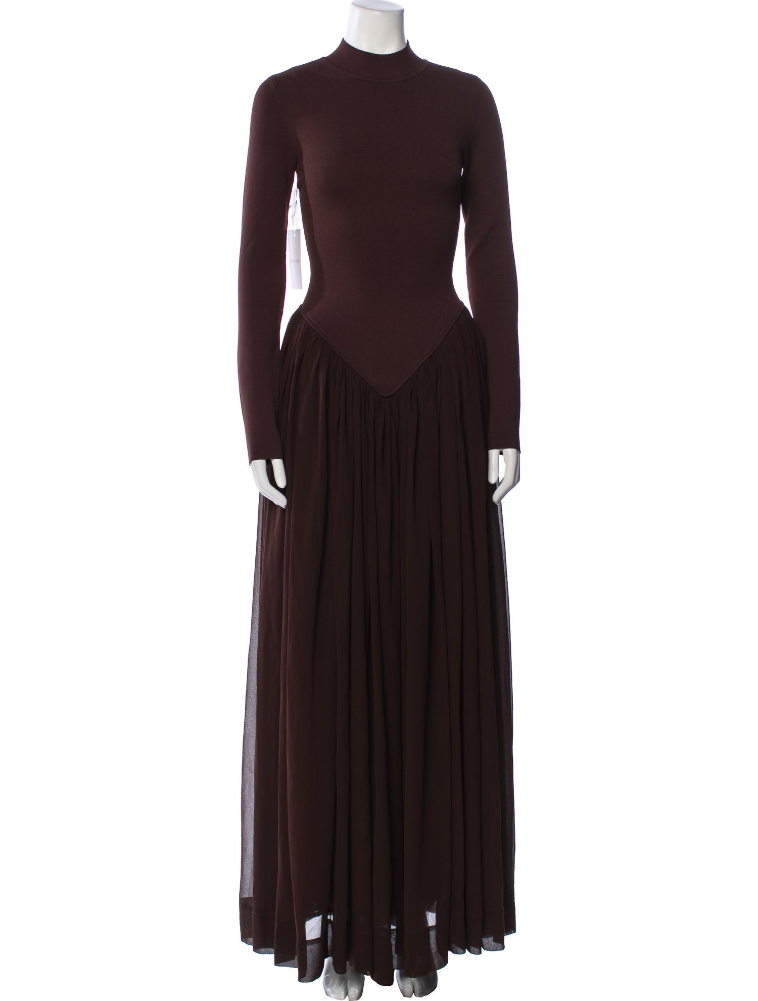 Ronny Kobo Mock Neck Long Dress w/ Tags