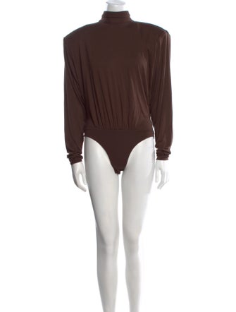 Ronny Kobo Turtleneck Long Sleeve Bodysuit