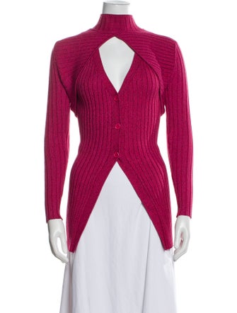 Ronny Kobo Mock Neck Sweater