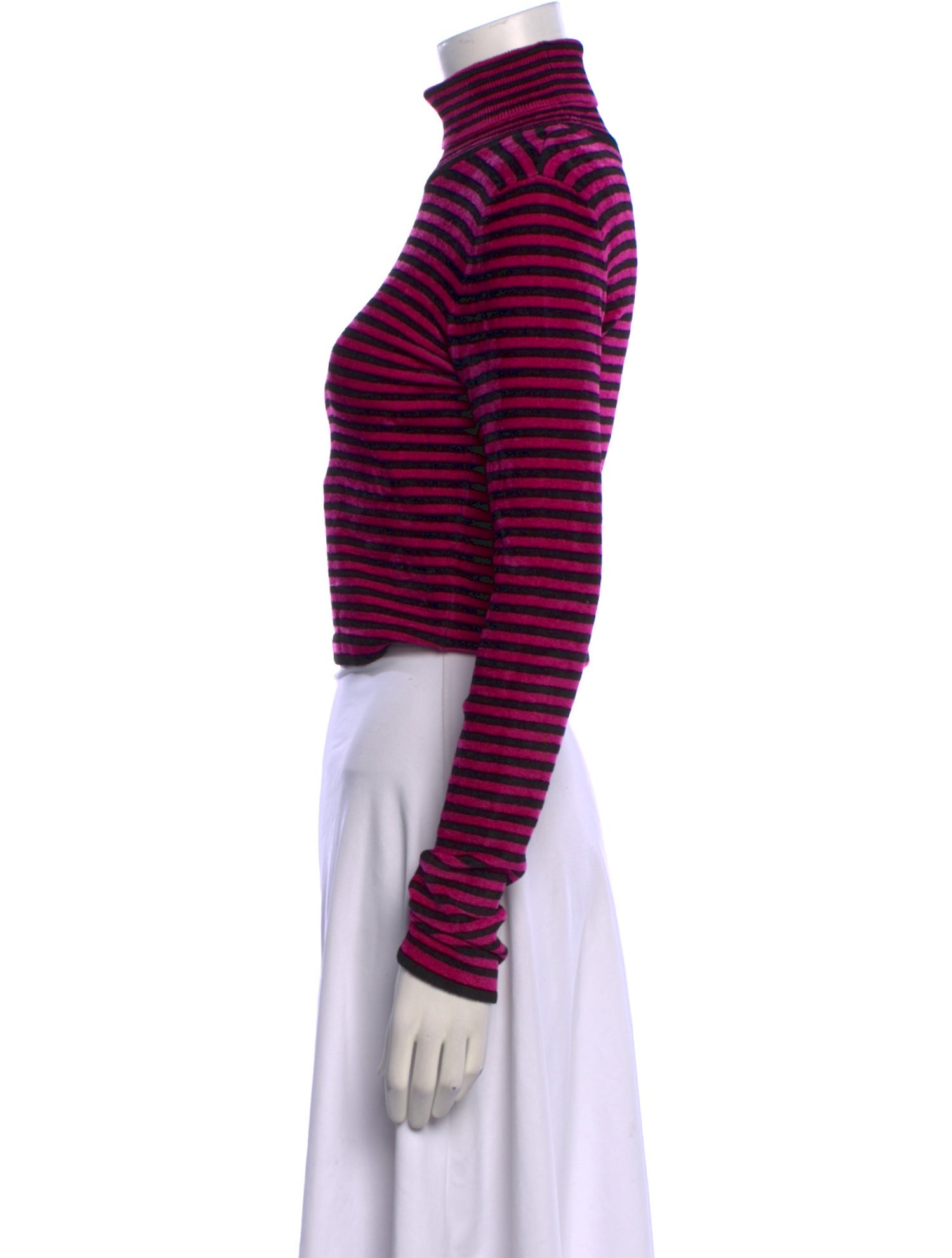Ronny Kobo Striped Turtleneck Sweater
