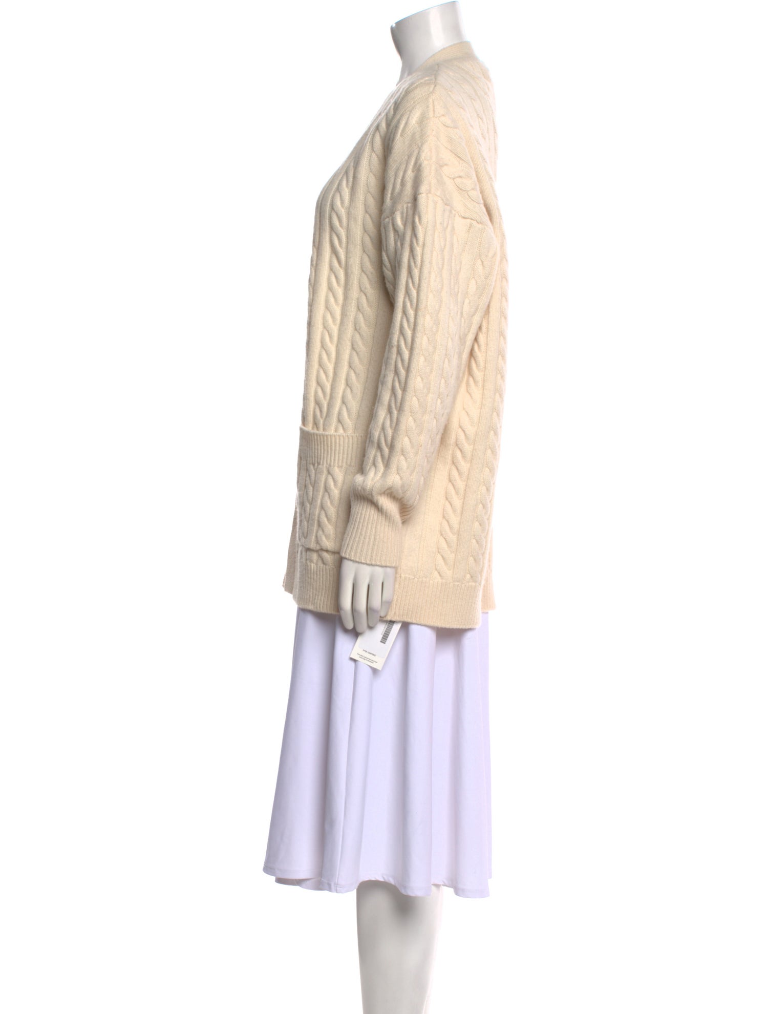 Ronny Kobo Wool Open Front Sweater