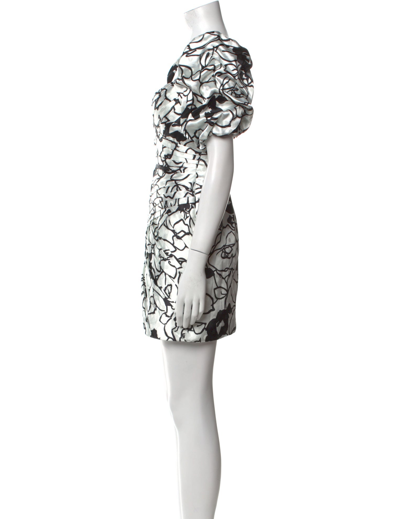 Ronny Kobo Printed Mini Dress
