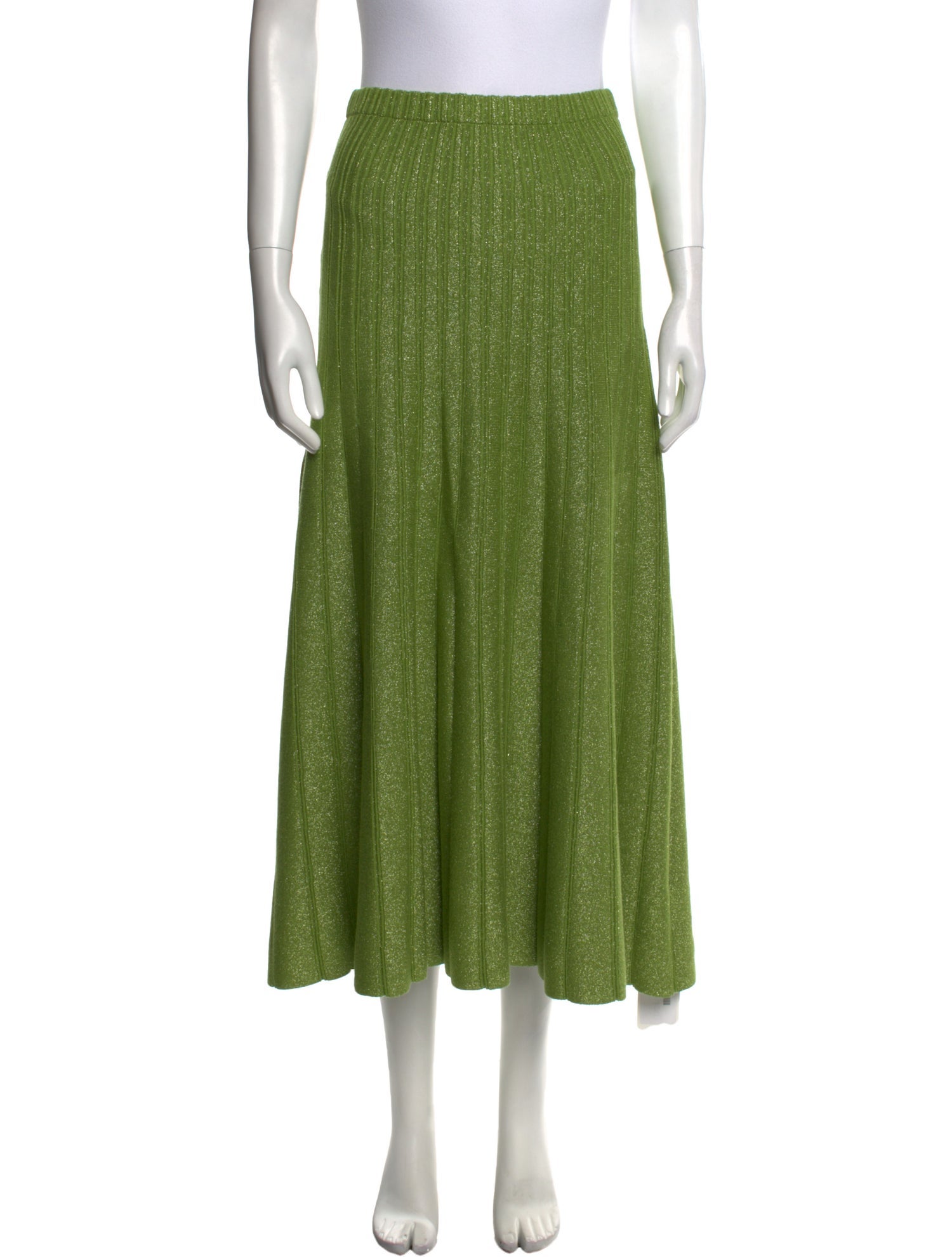 Ronny Kobo Glitter Accents Midi Length Skirt