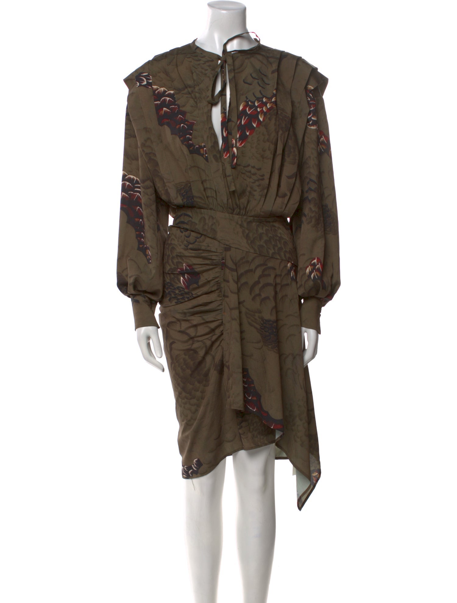 Ronny Kobo Printed Midi Length Dress