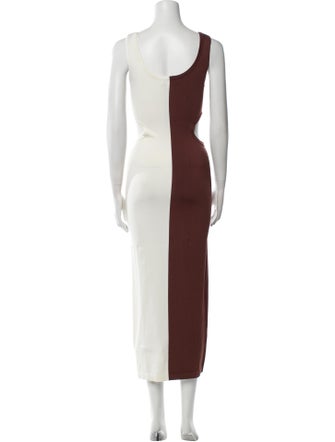 Ronny Kobo Scoop Neck Long Dress
