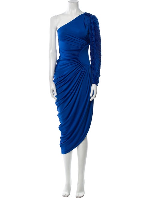 Ronny Kobo One-Shoulder Long Dress