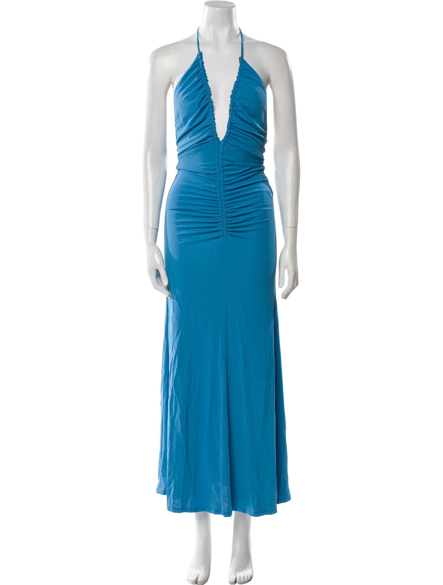 Ronny Kobo Halterneck Long Dress