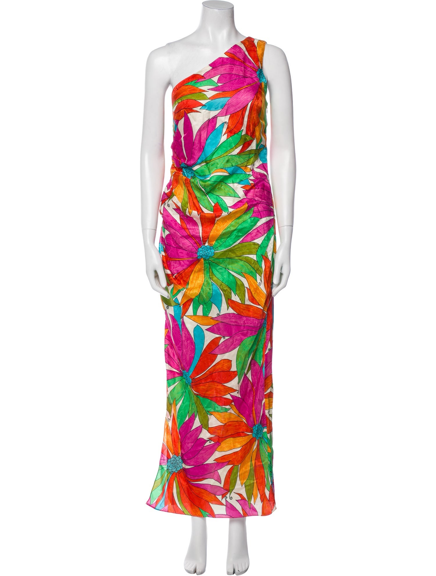 Ronny Kobo Printed Long Dress