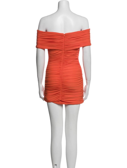Ronny Kobo Off-The-Shoulder Mini Dress