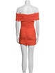 Ronny Kobo Off-The-Shoulder Mini Dress