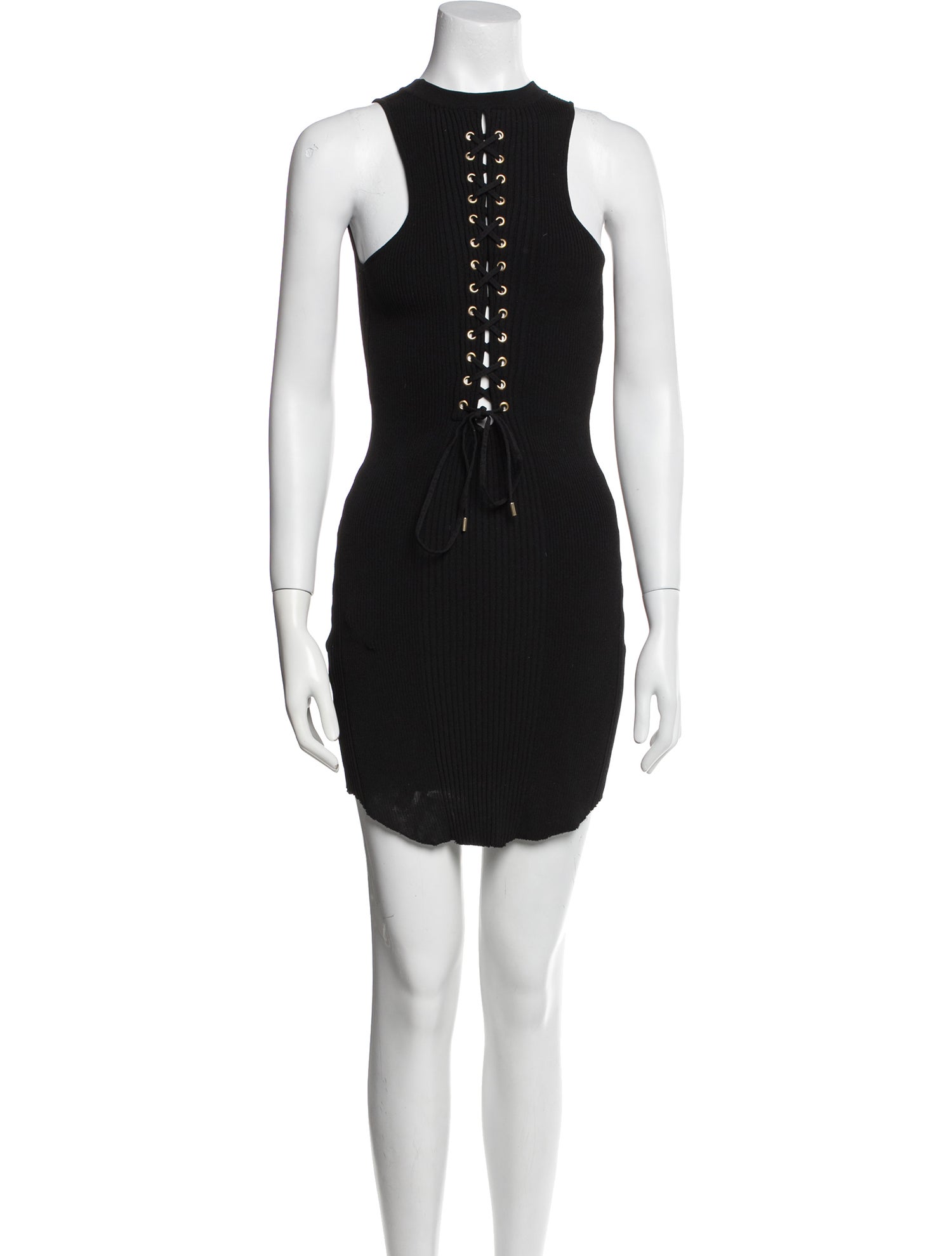 Ronny Kobo Crew Neck Mini Dress