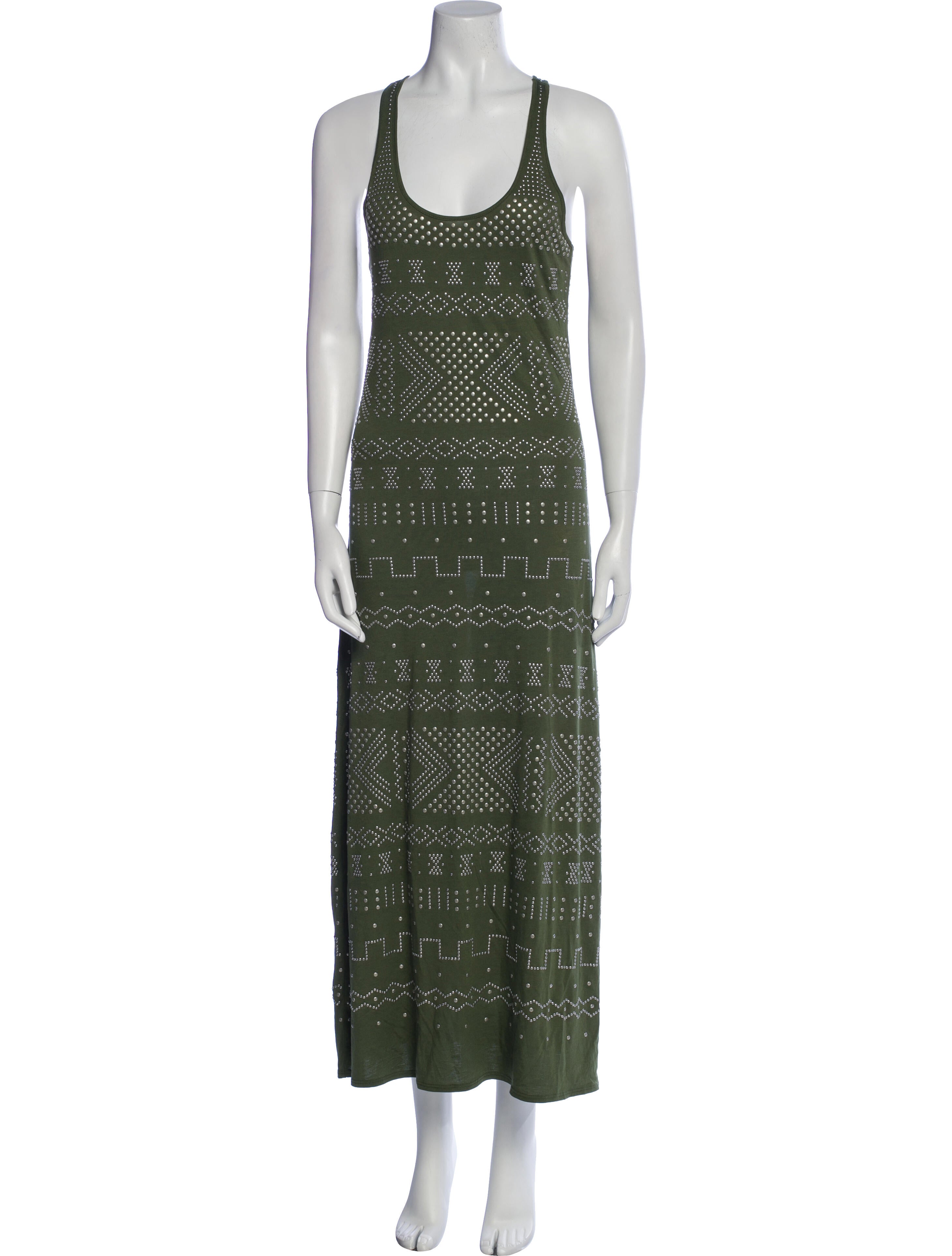 Ronny Kobo Scoop Neck Long Dress