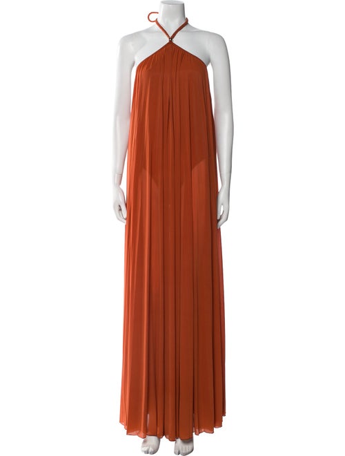 Ronny Kobo Halterneck Long Dress
