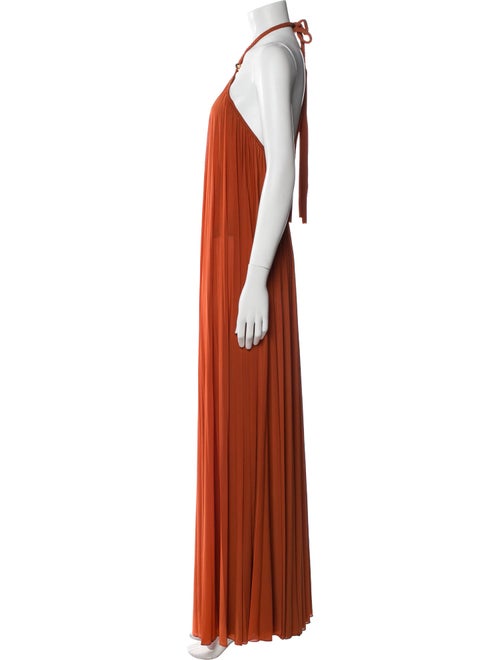 Ronny Kobo Halterneck Long Dress