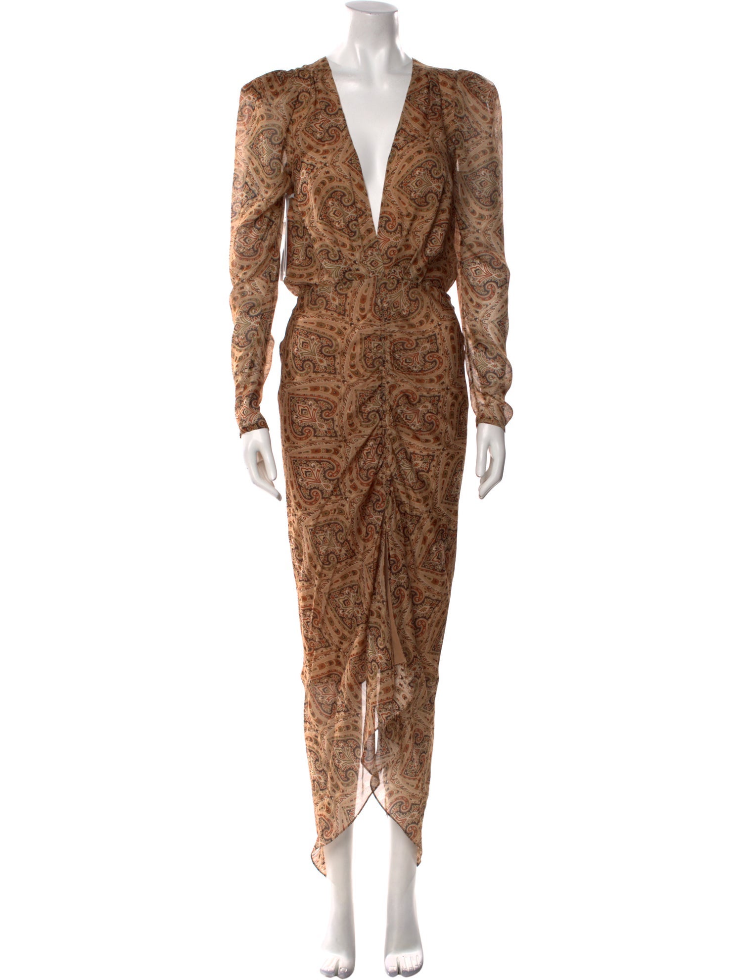 Ronny Kobo Silk Long Dress w/ Tags