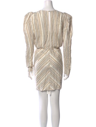 Ronny Kobo Plaid Print Mini Dress