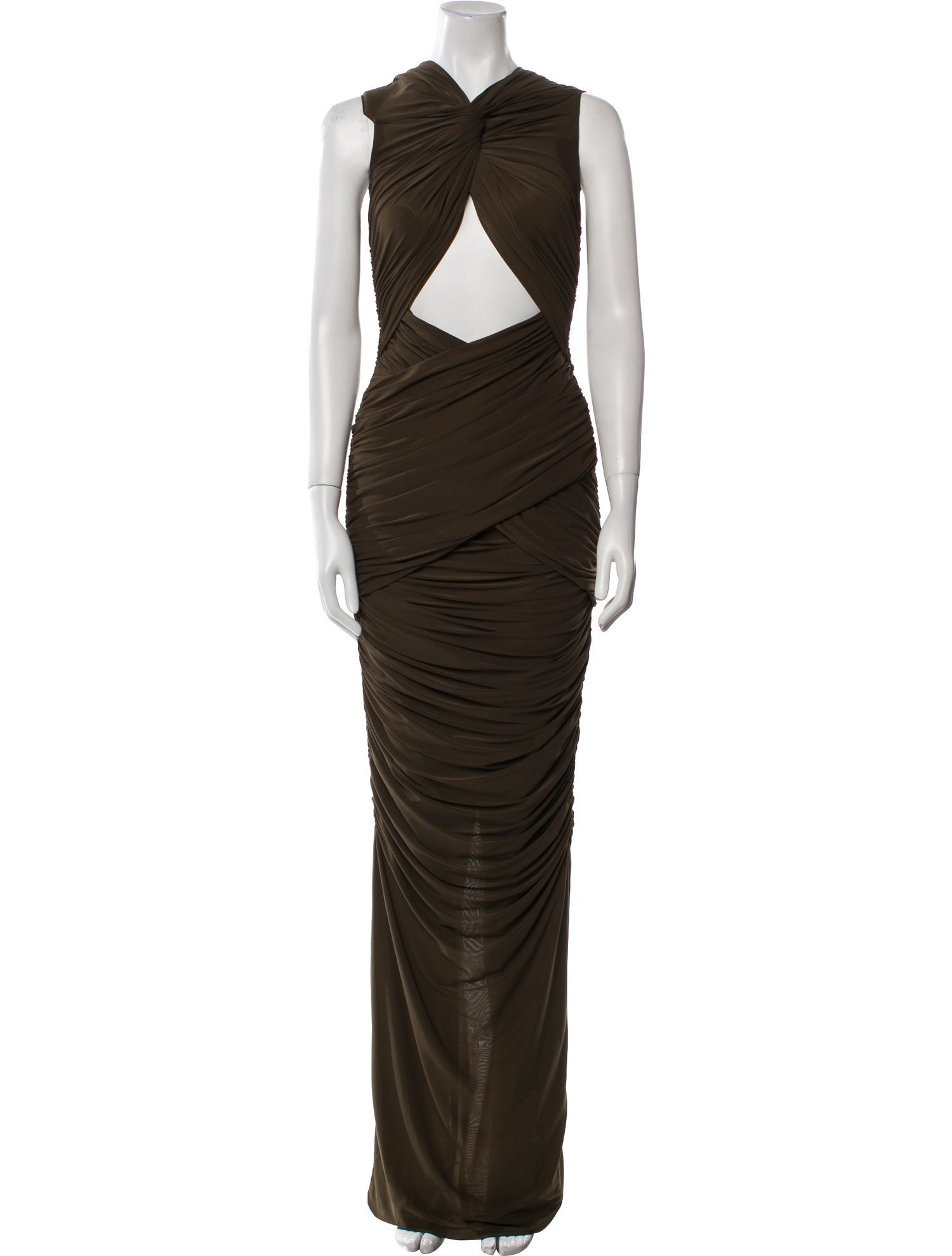 Ronny Kobo Halterneck Long Dress