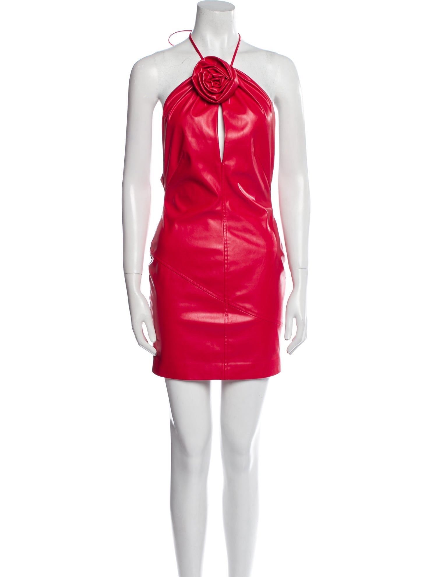 Ronny Kobo Halterneck Mini Dress