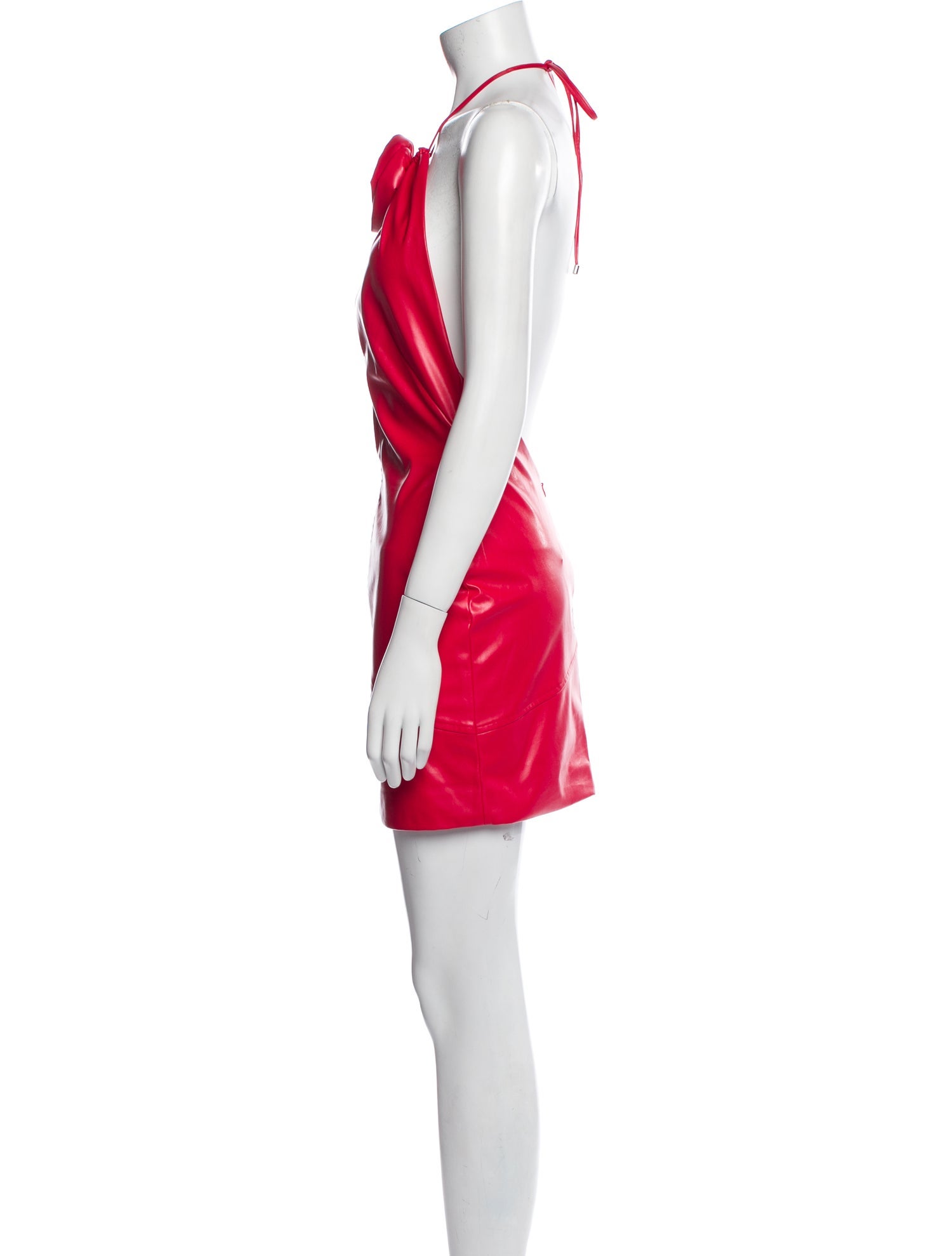 Ronny Kobo Halterneck Mini Dress