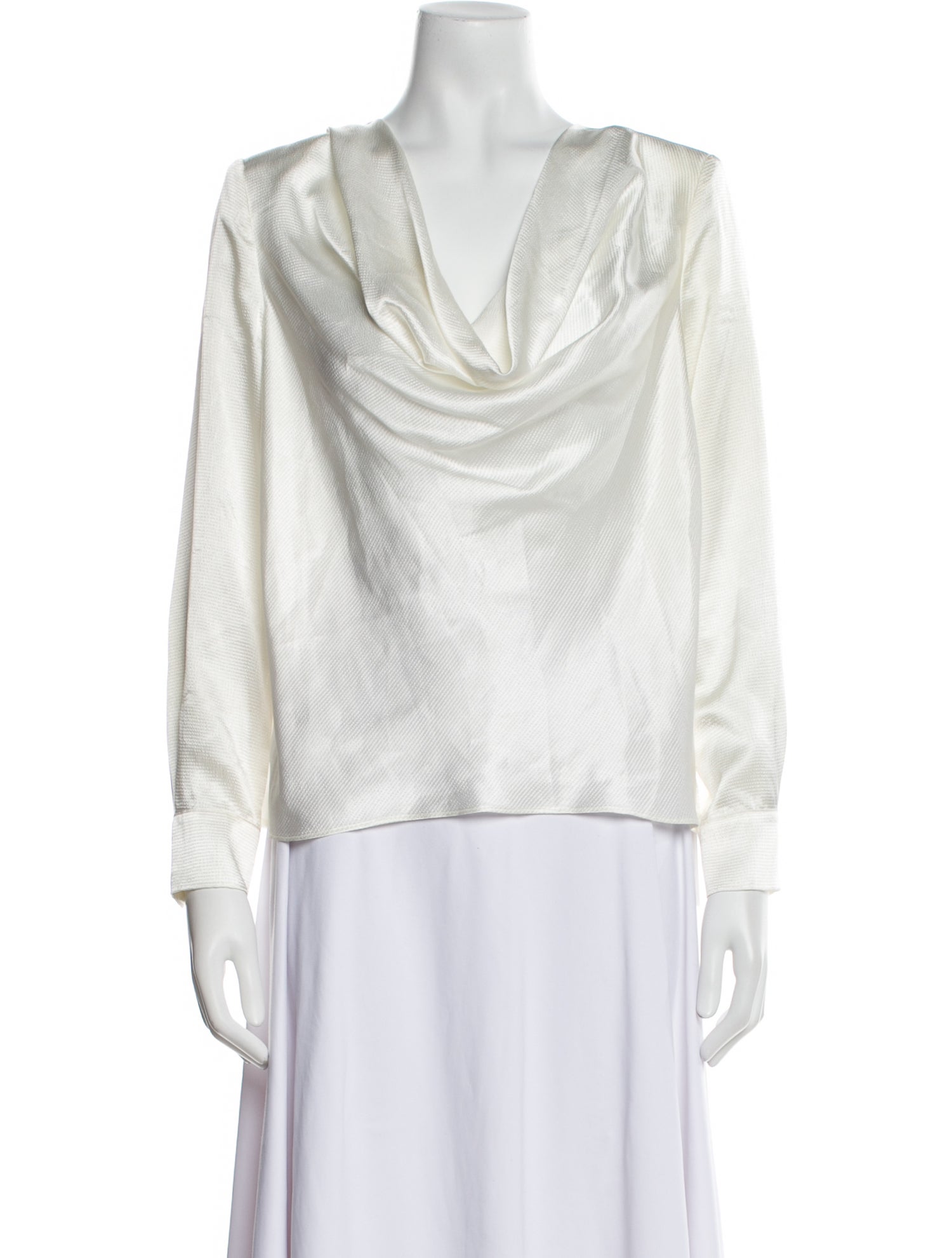 Ronny Kobo Cowl Neck Long Sleeve Top