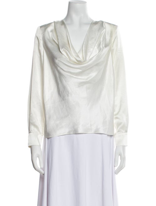 Ronny Kobo Cowl Neck Long Sleeve Top