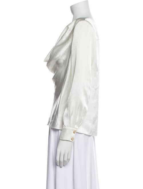 Ronny Kobo Cowl Neck Long Sleeve Top