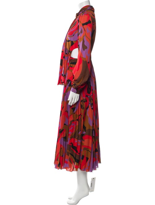 Ronny Kobo Printed Long Dress