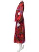 Ronny Kobo Printed Long Dress