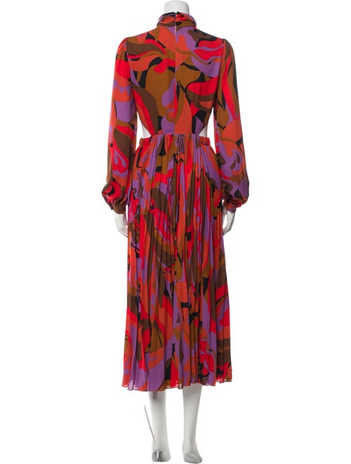 Ronny Kobo Printed Long Dress