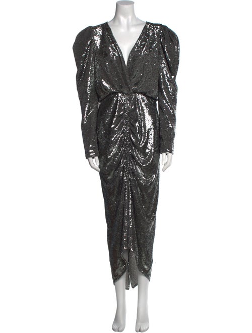 Ronny Kobo V-Neck Long Dress