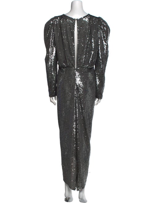 Ronny Kobo V-Neck Long Dress