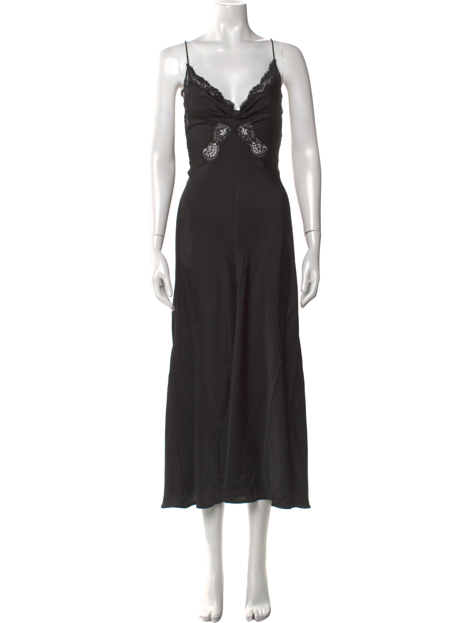 Ronny Kobo V-Neck Long Dress