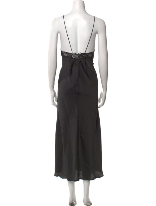 Ronny Kobo V-Neck Long Dress