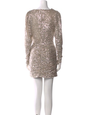 Ronny Kobo Cowl Neck Mini Dress