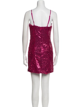 Ronny Kobo Cowl Neck Mini Dress