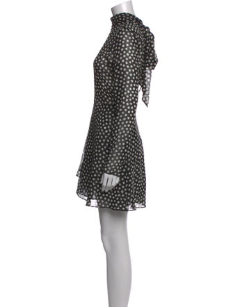 Ronny Kobo Polka Dot Print Mini Dress