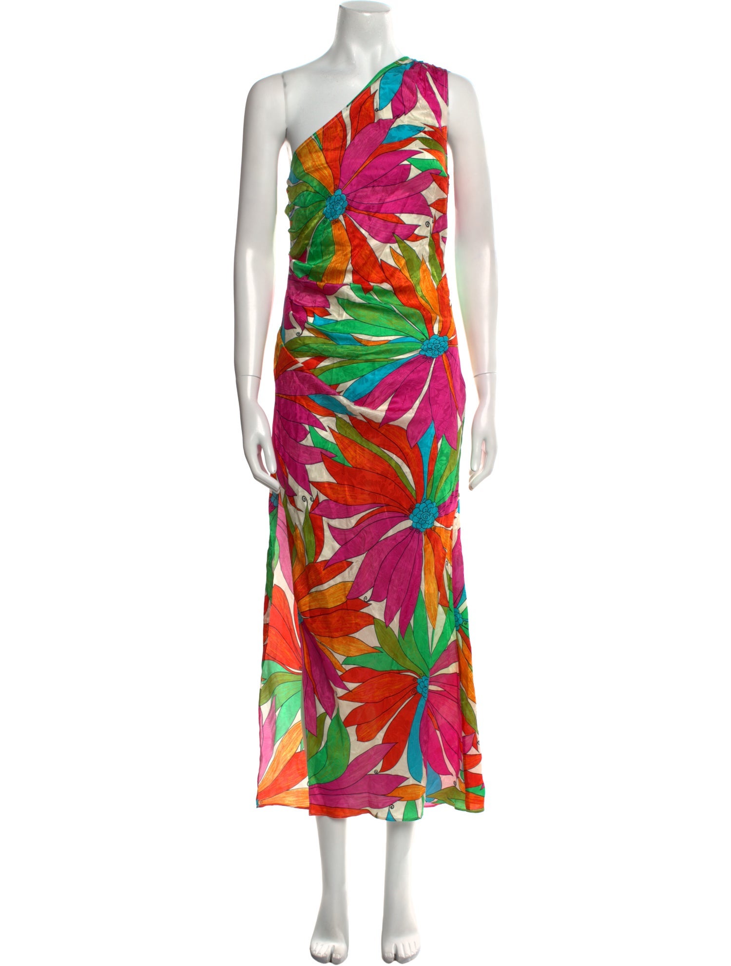 Ronny Kobo Printed Long Dress