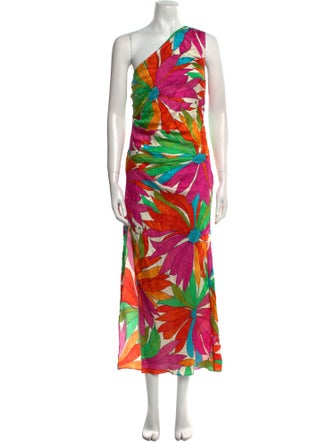 Ronny Kobo Printed Long Dress