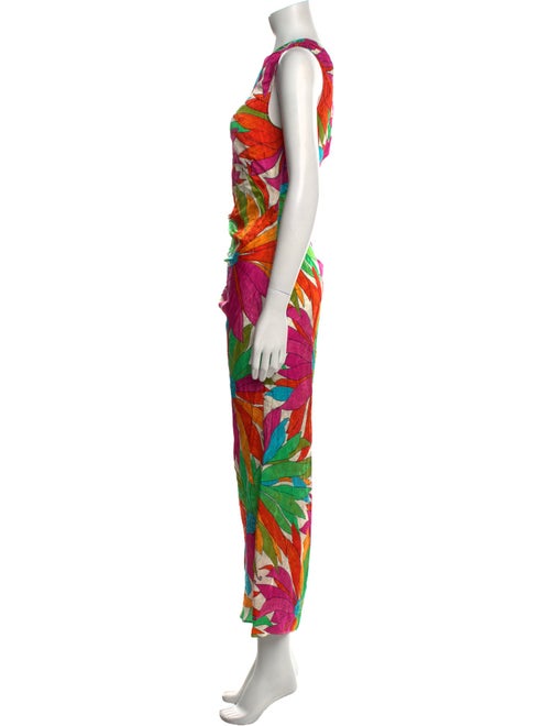 Ronny Kobo Printed Long Dress