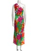 Ronny Kobo Printed Long Dress