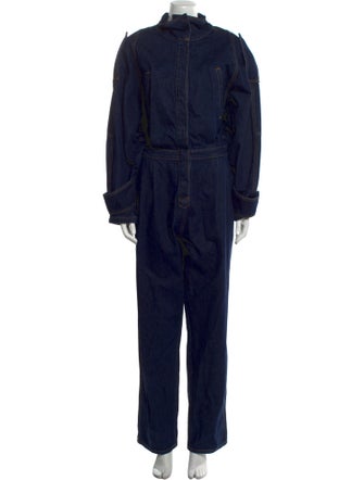 Ronny Kobo Mock Neck Jumpsuit