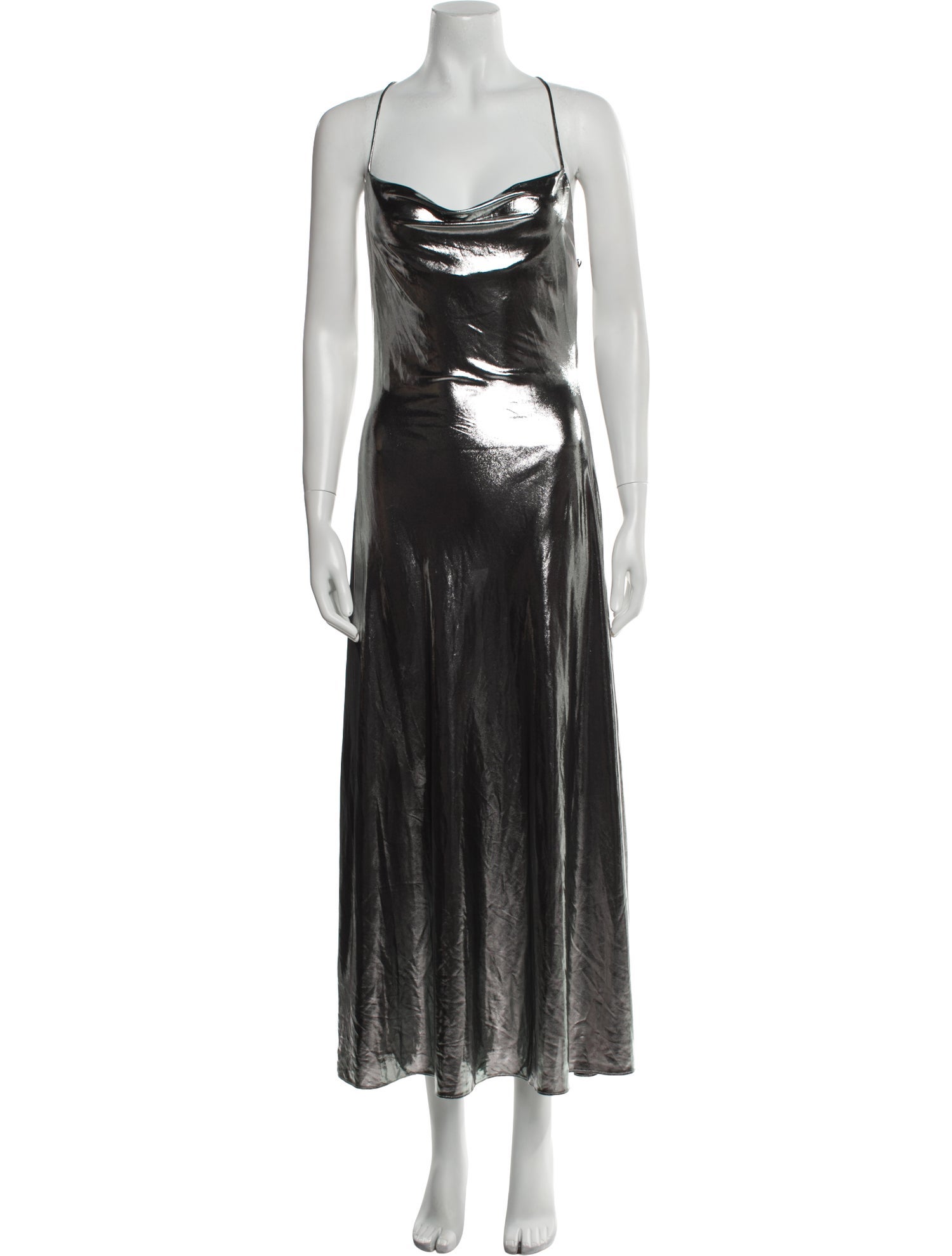 Ronny Kobo Cowl Neck Long Dress