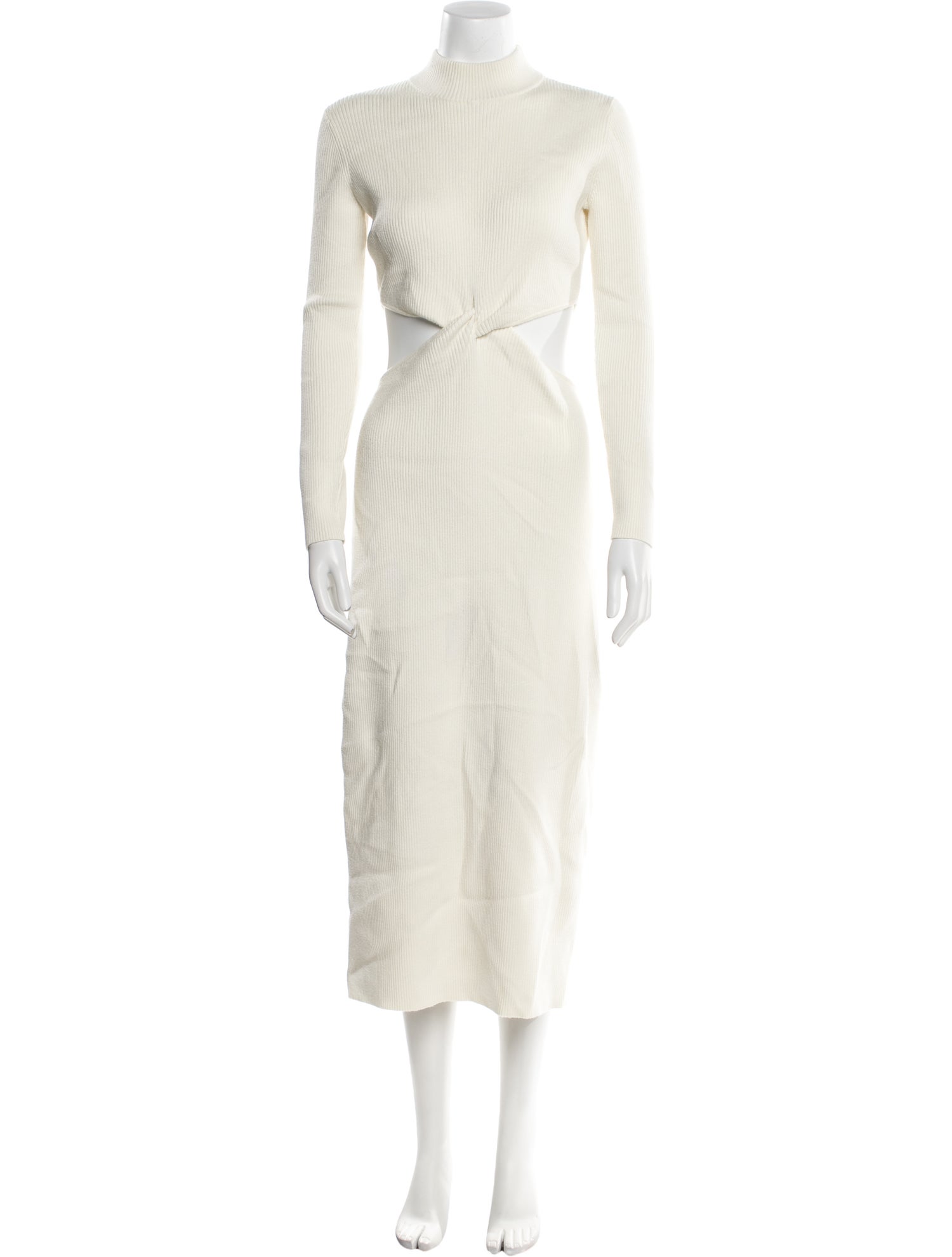 Ronny Kobo Mock Neck Long Dress