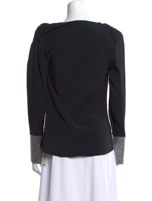 Ronny Kobo Cowl Neck Long Sleeve Top