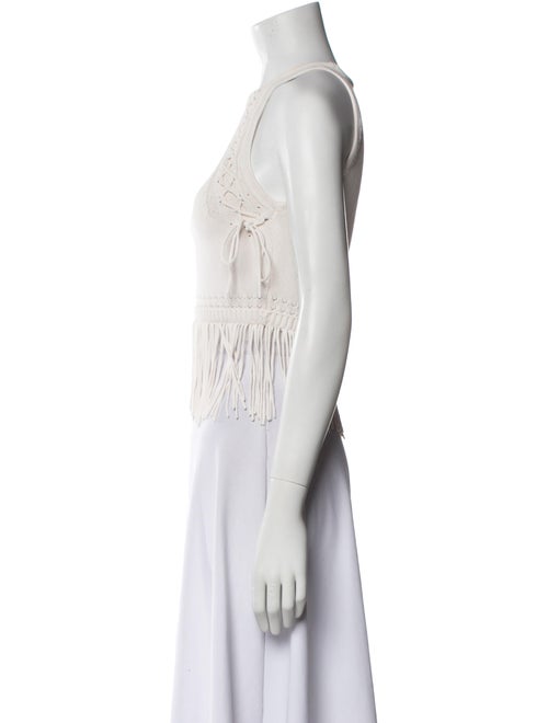 Ronny Kobo Halterneck Sleeveless Crop Top