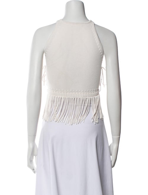 Ronny Kobo Halterneck Sleeveless Crop Top