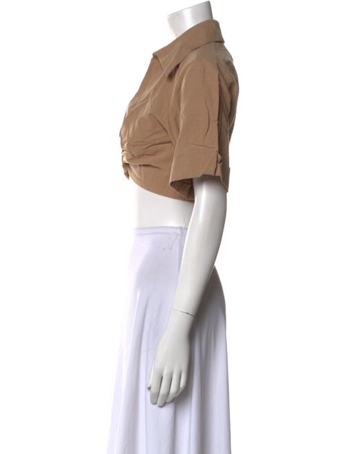 Ronny Kobo Short Sleeve Crop Top