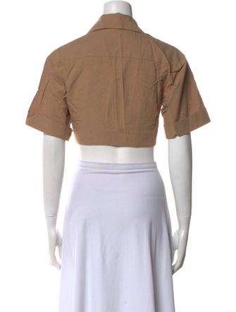 Ronny Kobo Short Sleeve Crop Top