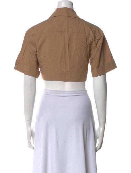 Ronny Kobo Short Sleeve Crop Top